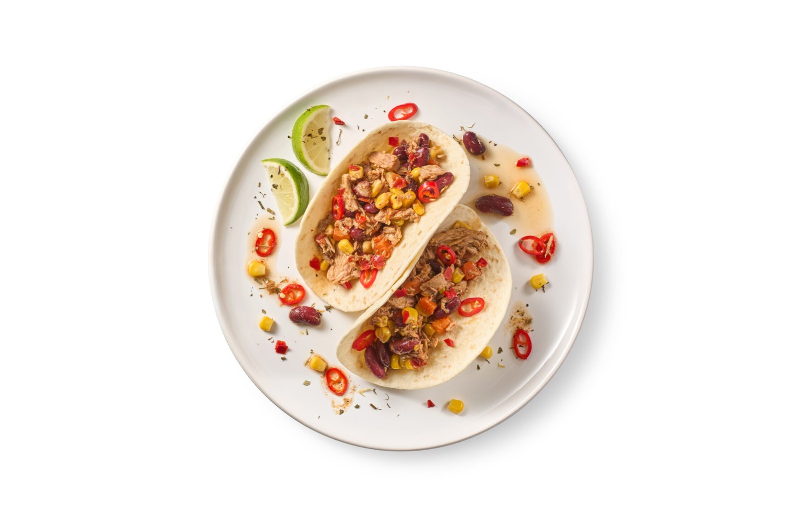 Mexican Salmon Salad Tostadas